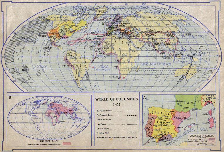 World_of_Columbus_1492_Map